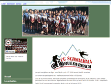 Tablet Screenshot of cyclo-club-ruederbach.fr